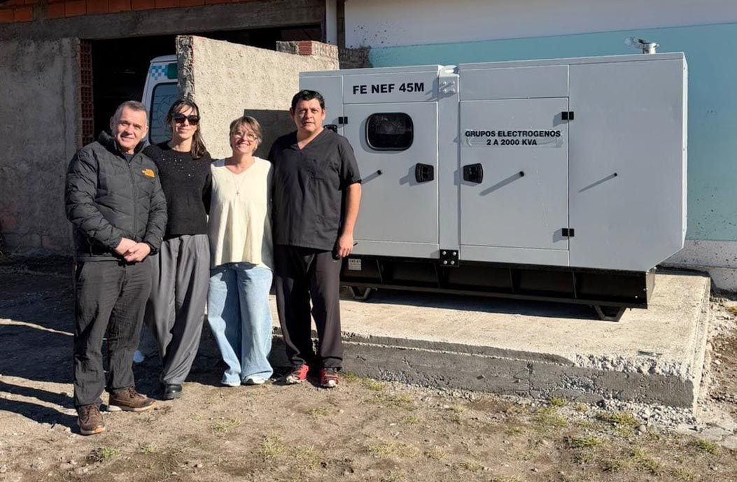 EL HOSPITAL RURAL DE JOSÉ DE SAN MARTÍN SUMÓ UN GENERADOR INDUSTRIAL PARA GARANTIZAR LA ATENCIÓN ANTE EMERGENCIAS