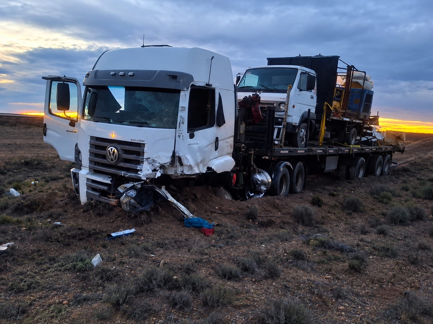 TRÁGICO ACCIDENTE EN LA RUTA 3: DOS FALLECIDOS Y UN HERIDO GRAVE TRAS UN CHOQUE FRONTAL CERCA DE GARAYALDE